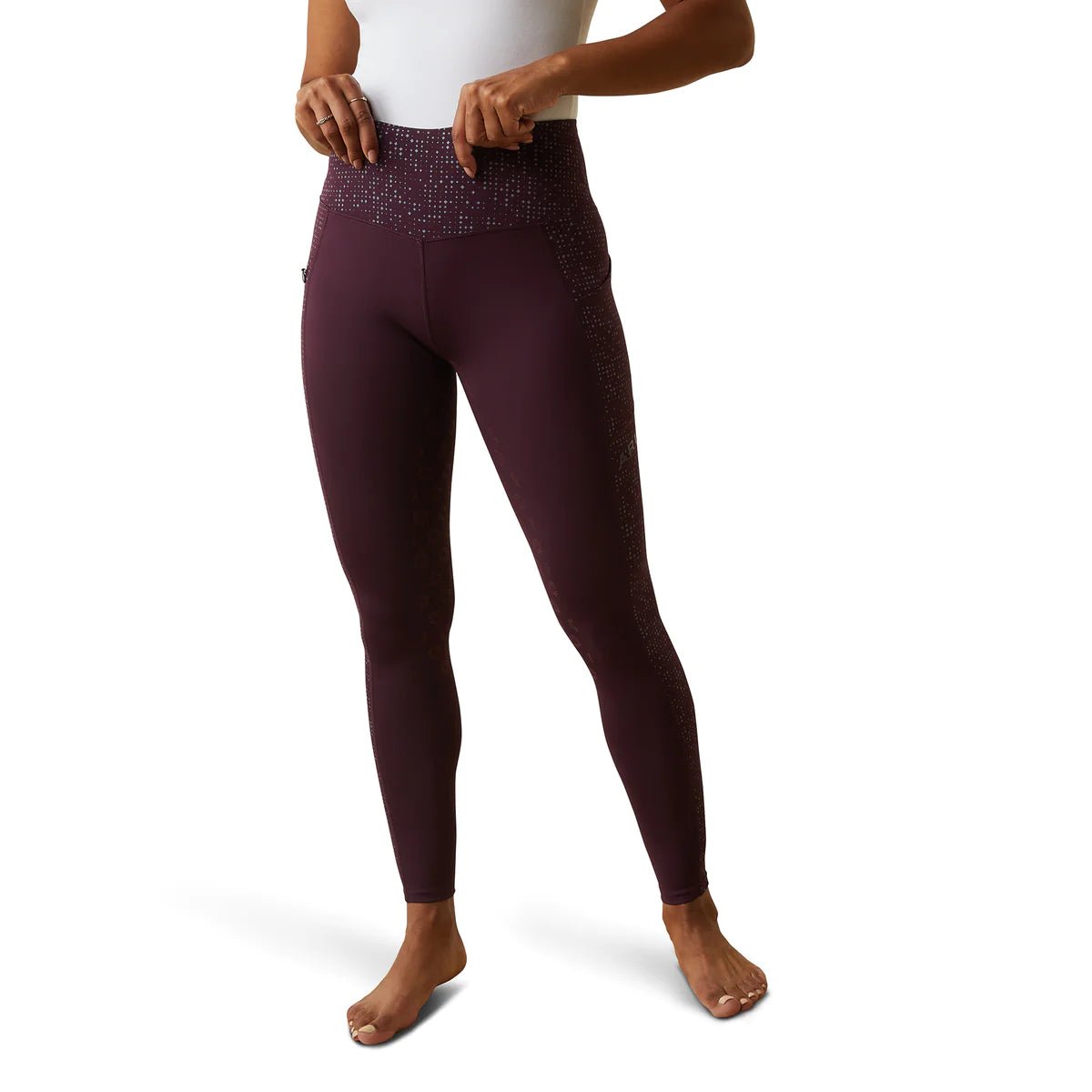 Ariat EOS Ladies Lumina FS Tights Mulberry - Aitken's Saddlery