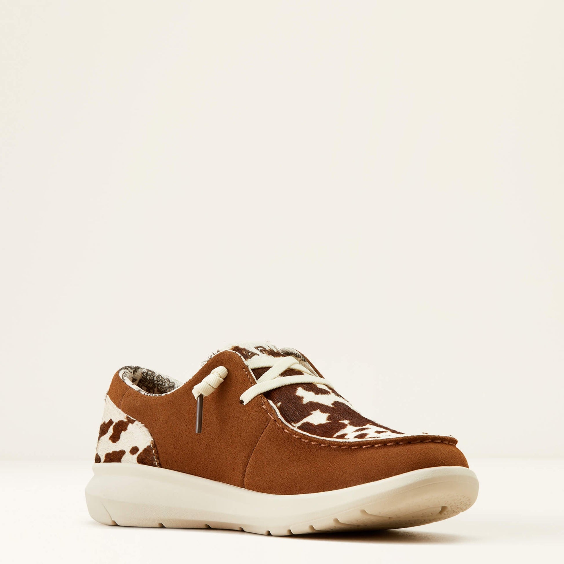 Ariat Hilo Ladies Shoe Ginger Suede/Cow Hair On - Aitken's Saddlery