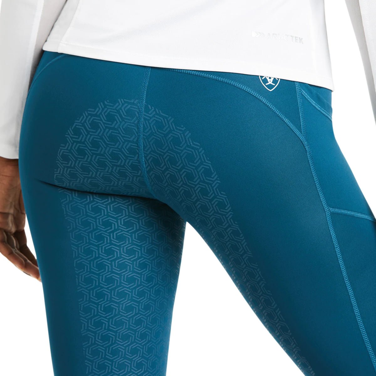 Ariat Ladies EOS Full Seat Tights Eurasian Teal - Aitken's Saddlery
