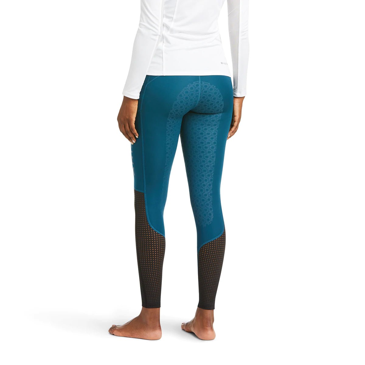 Ariat Ladies EOS Full Seat Tights Eurasian Teal - Aitken's Saddlery