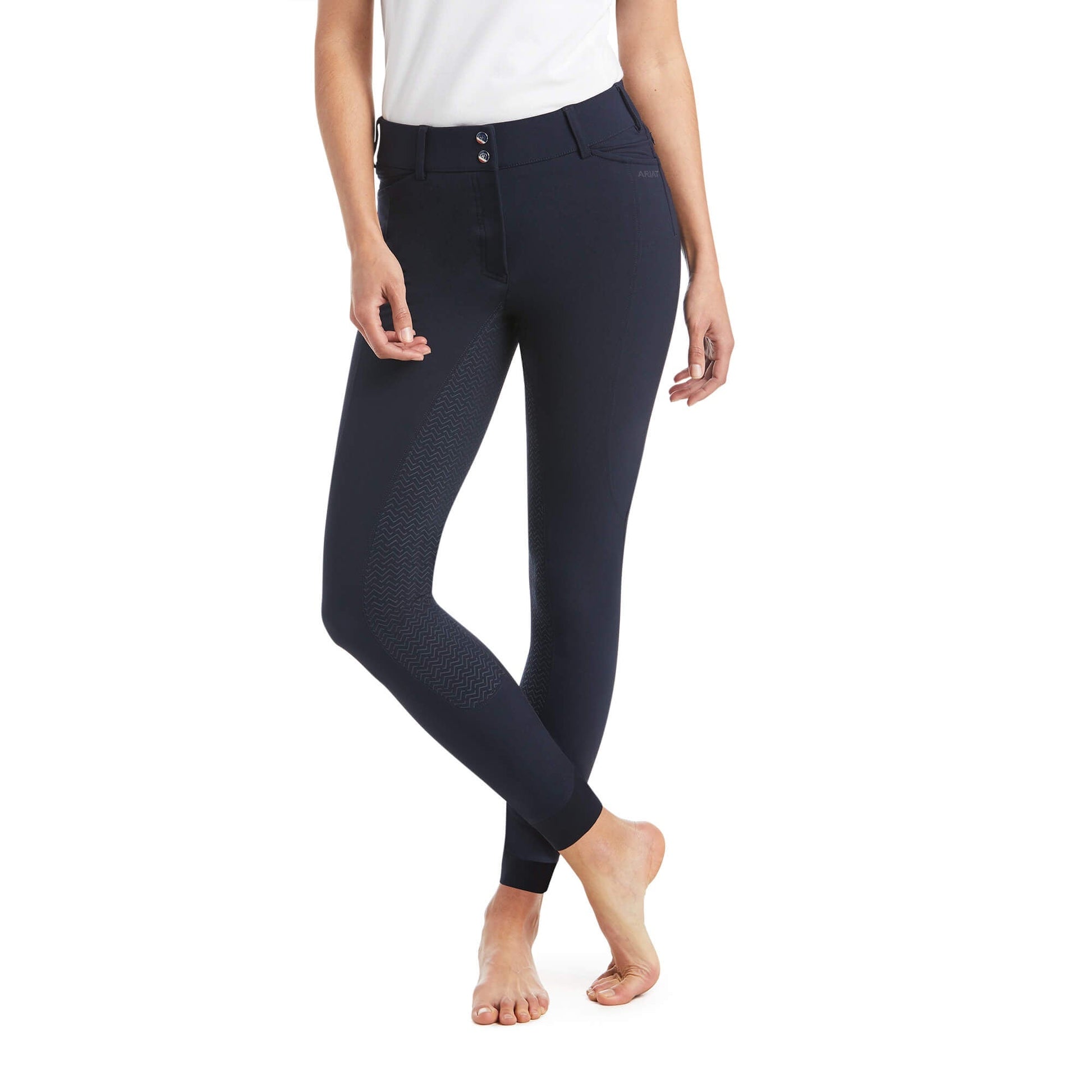 Ariat Ladies Prelude Full Seat Breeches Navy - Aitken's Saddlery