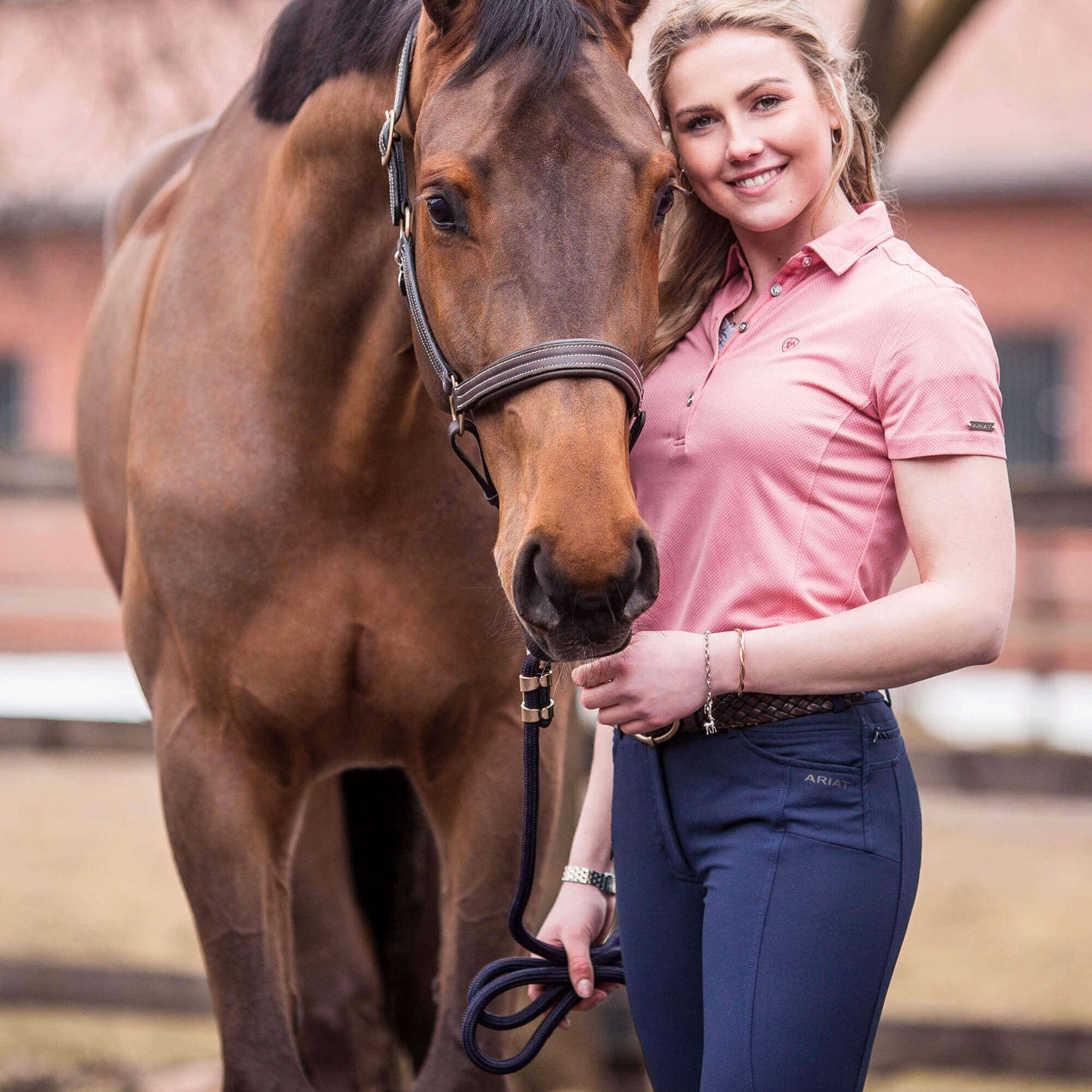 Ariat Ladies Prelude Full Seat Breeches Navy - Aitken's Saddlery