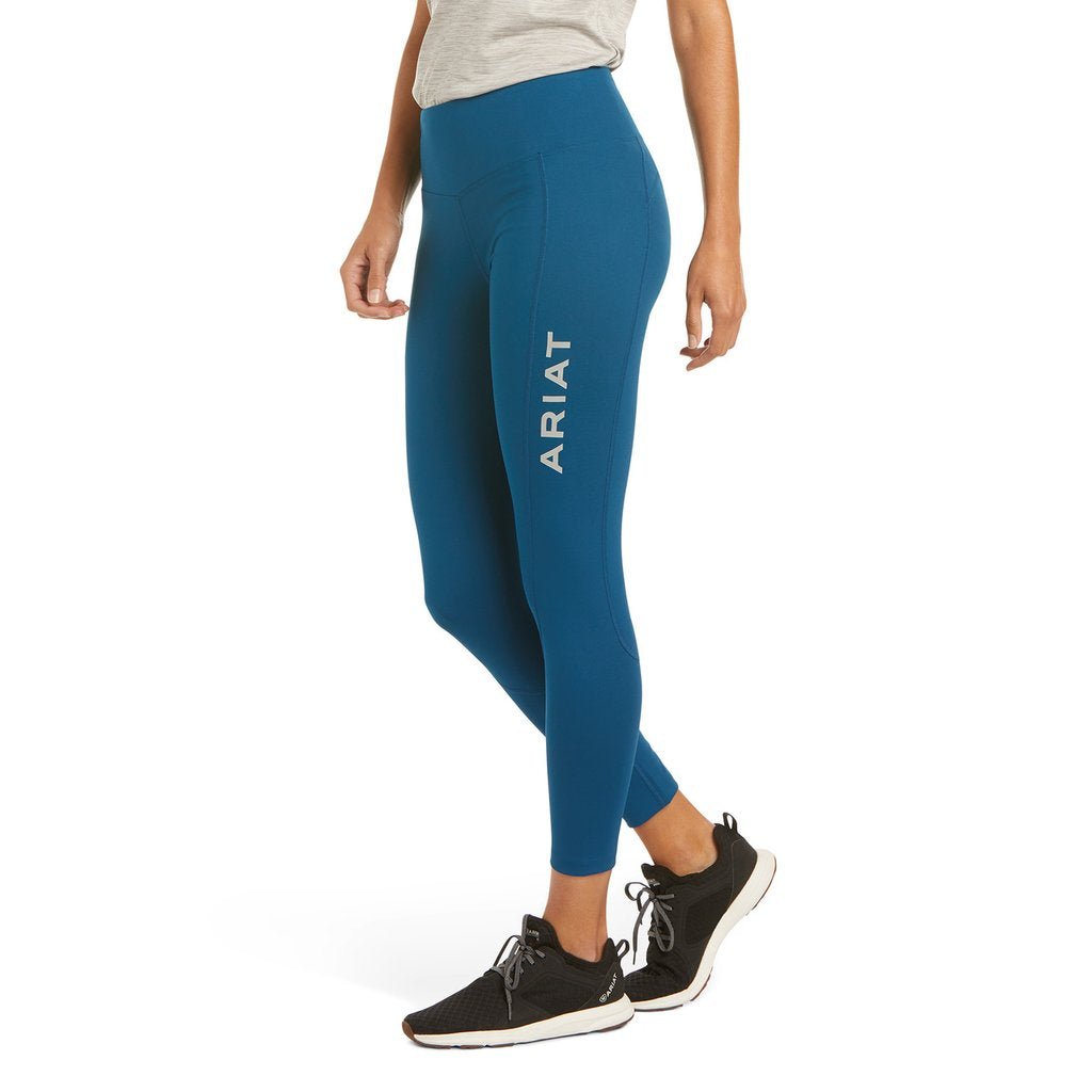 Ariat Ladies Tek Tights Blue Opal - Aitken's Saddlery