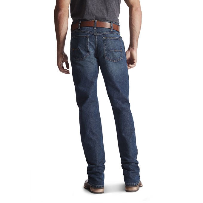 Ariat M4 Rebar Lowrise Mens Jean Carbine Blue - Aitken's Saddlery