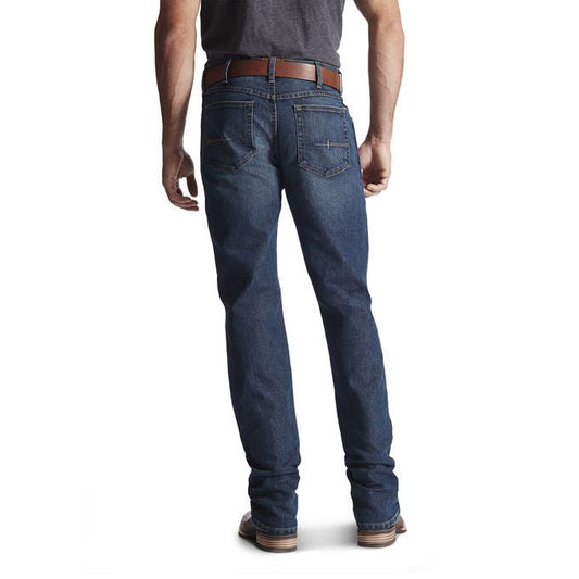 Ariat M4 Rebar Lowrise Mens Jean Carbine Blue - Aitken's Saddlery