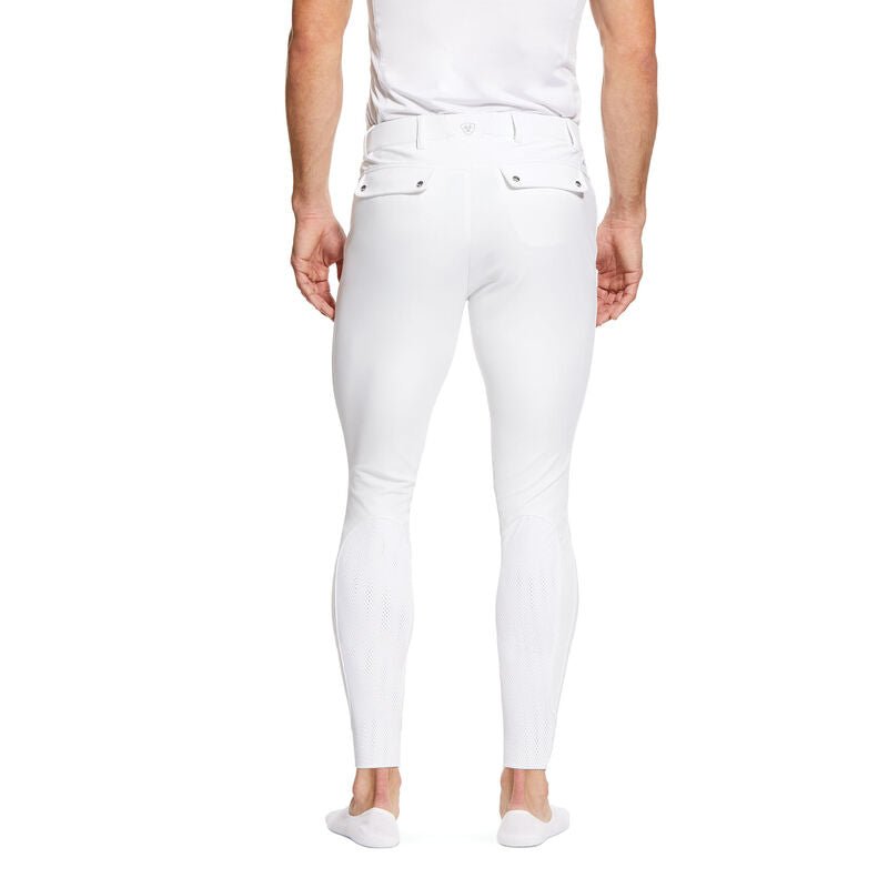 Ariat Mens Tri FactorGrip Breeches White - Aitken's Saddlery