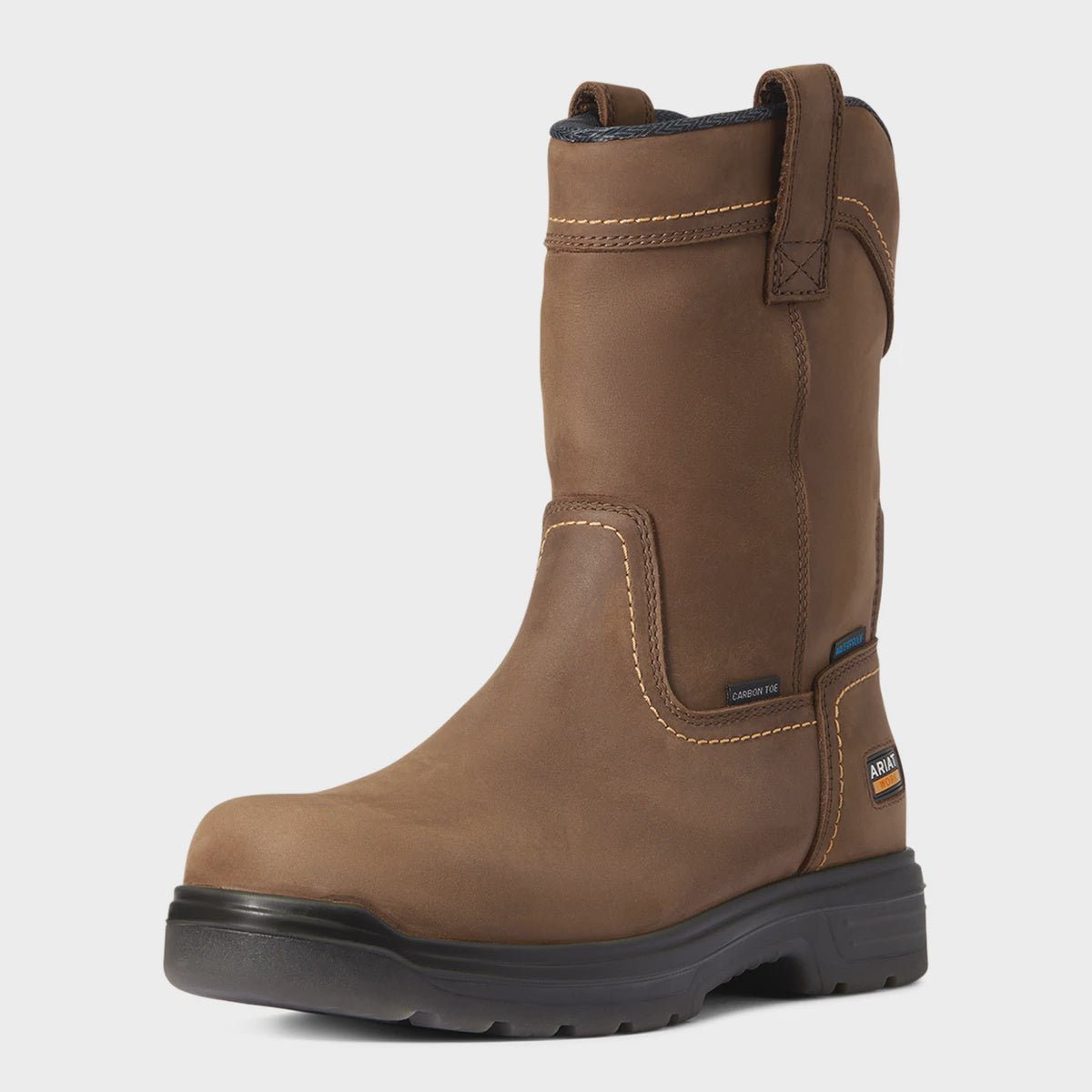 Ariat Mens Turbo JCA Pull-on Carbon Toe Boot Barley Brown - Aitken's Saddlery