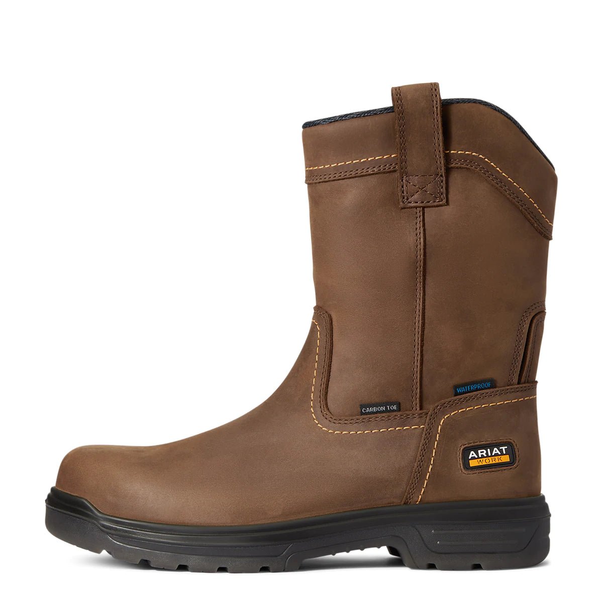 Ariat Mens Turbo JCA Pull-on Carbon Toe Boot Barley Brown - Aitken's Saddlery