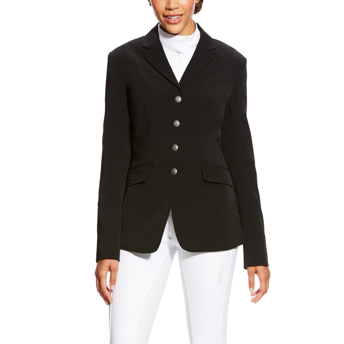 Ariat Palladium Ladies Show Coat Black - Aitken's Saddlery