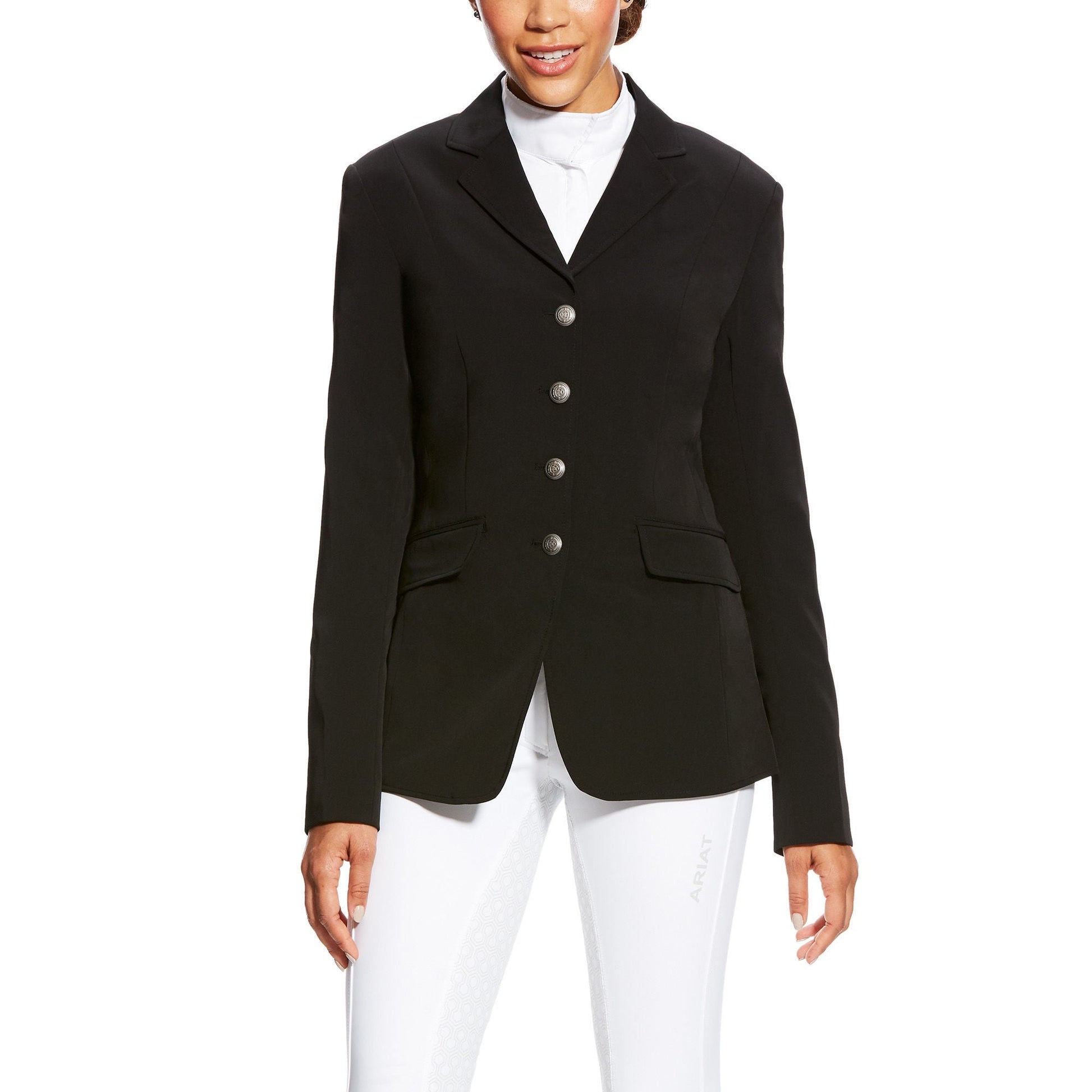Ariat Palladium Ladies Show Coat Black - Aitken's Saddlery