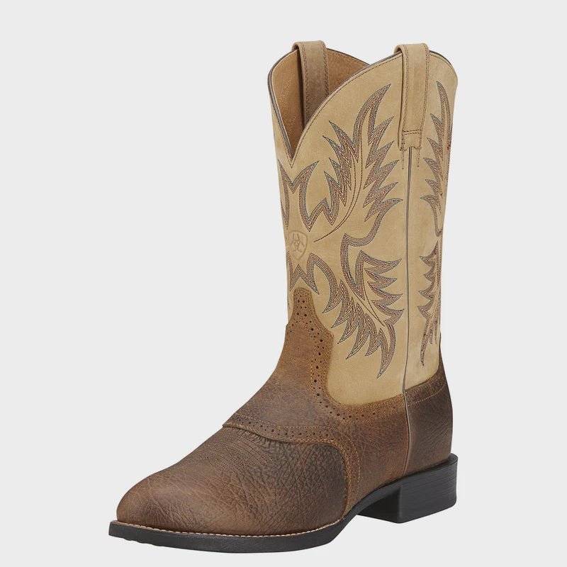 Ariat Stockman Tumbled Mens Boots - Aitken's Saddlery