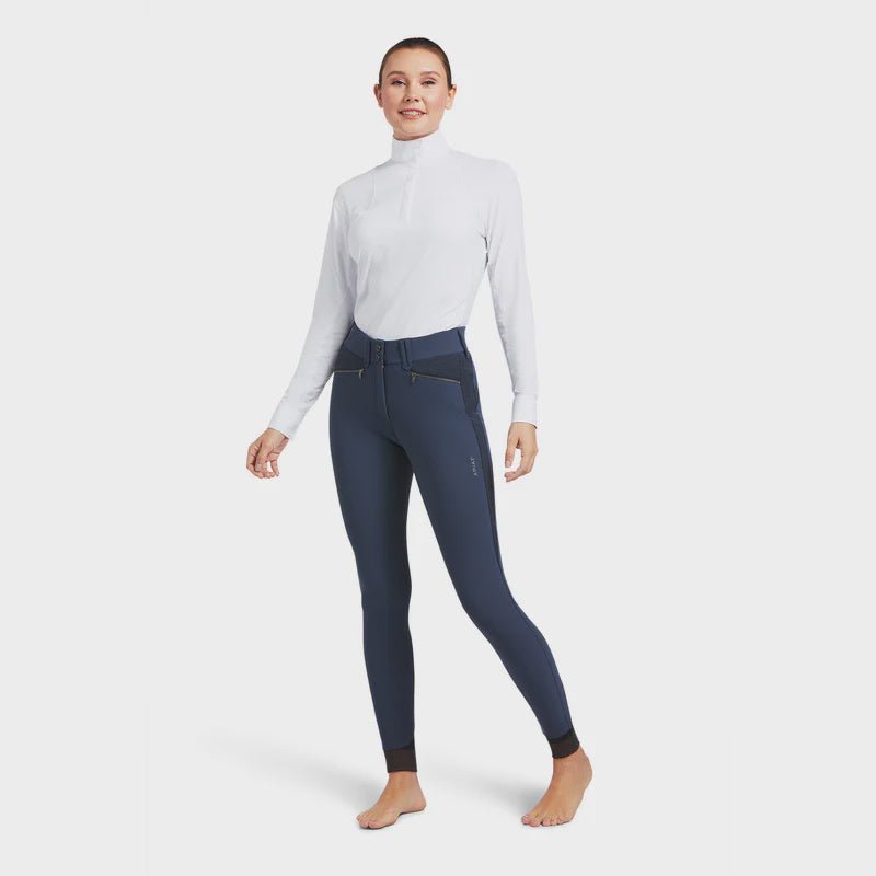 Ariat Tri Factor X Bellatrix Full Seat Breeches Blue Nights - Aitken's Saddlery