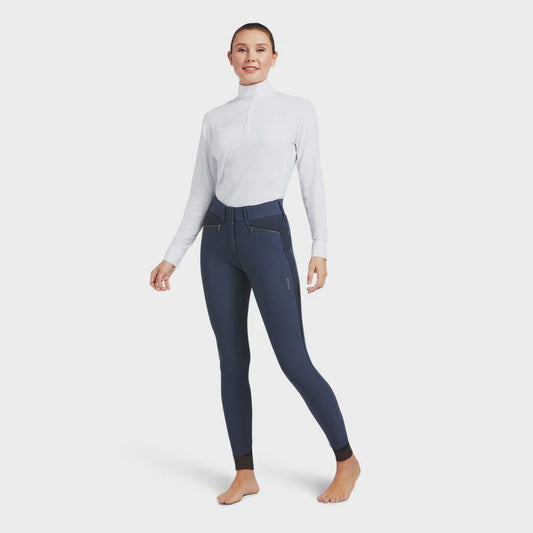 Ariat Tri Factor X Bellatrix Full Seat Breeches Blue Nights - Aitken's Saddlery