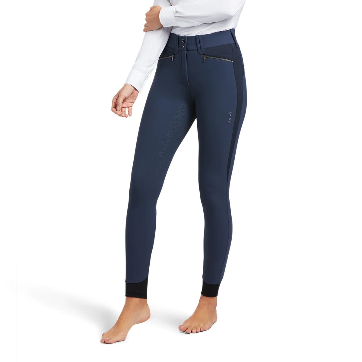 Ariat Tri Factor X Bellatrix Full Seat Breeches Blue Nights - Aitken's Saddlery