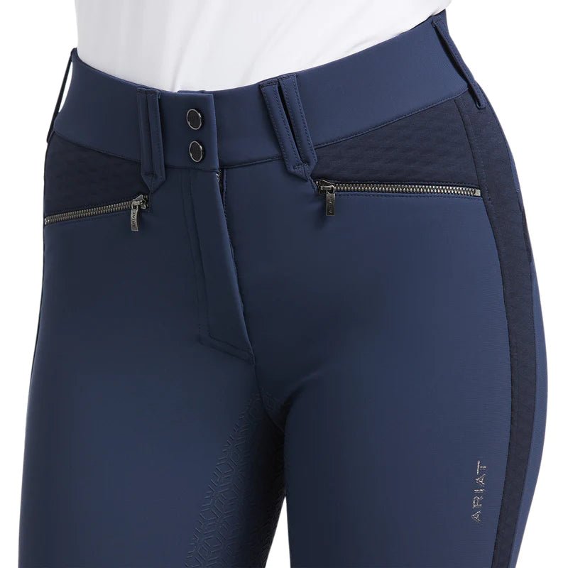 Ariat Tri Factor X Bellatrix Full Seat Breeches Blue Nights - Aitken's Saddlery