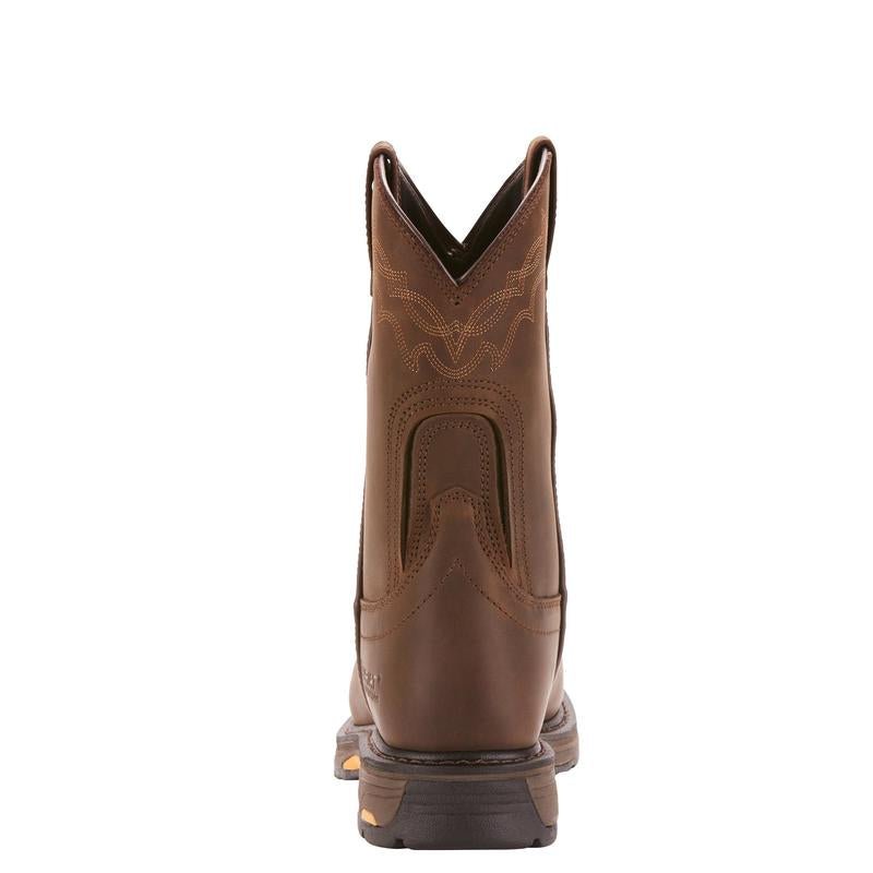 Ariat Workhog Pull On Mens Boots Brown - Aitken's Saddlery