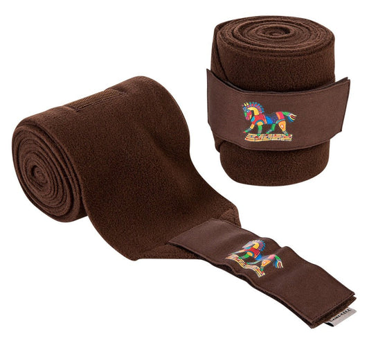 Aubenhausen Classic Polo Bandages Chocolate - Aitken's Saddlery