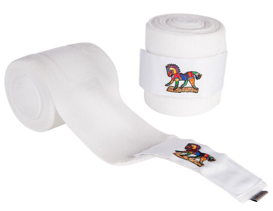 Aubenhausen Classic Polo Bandages White - Aitken's Saddlery