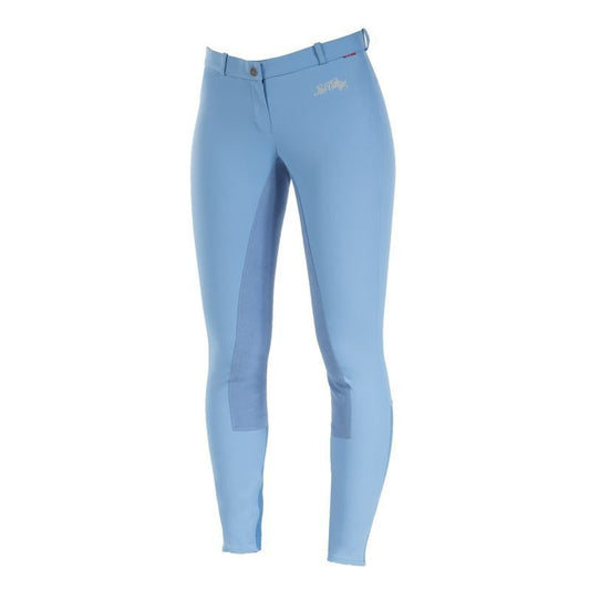 B Vertigo Lauren Ladies Breeches Pale Blue - Aitken's Saddlery