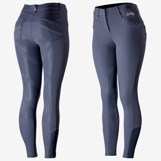 B Vertigo Olivia Ladies Navy Breeches - Aitken's Saddlery