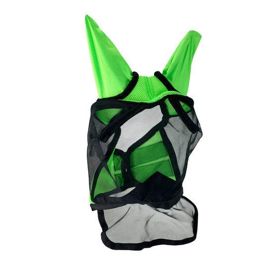 Buzz Off Fly Mask with Ears Lime