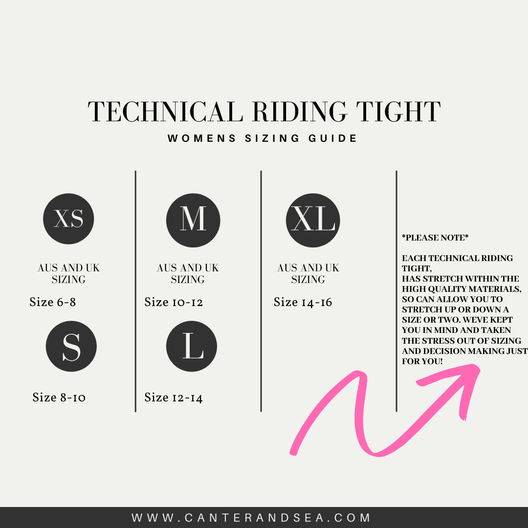 Canter & Sea Technical Riding Tights - Aitken's Saddlery