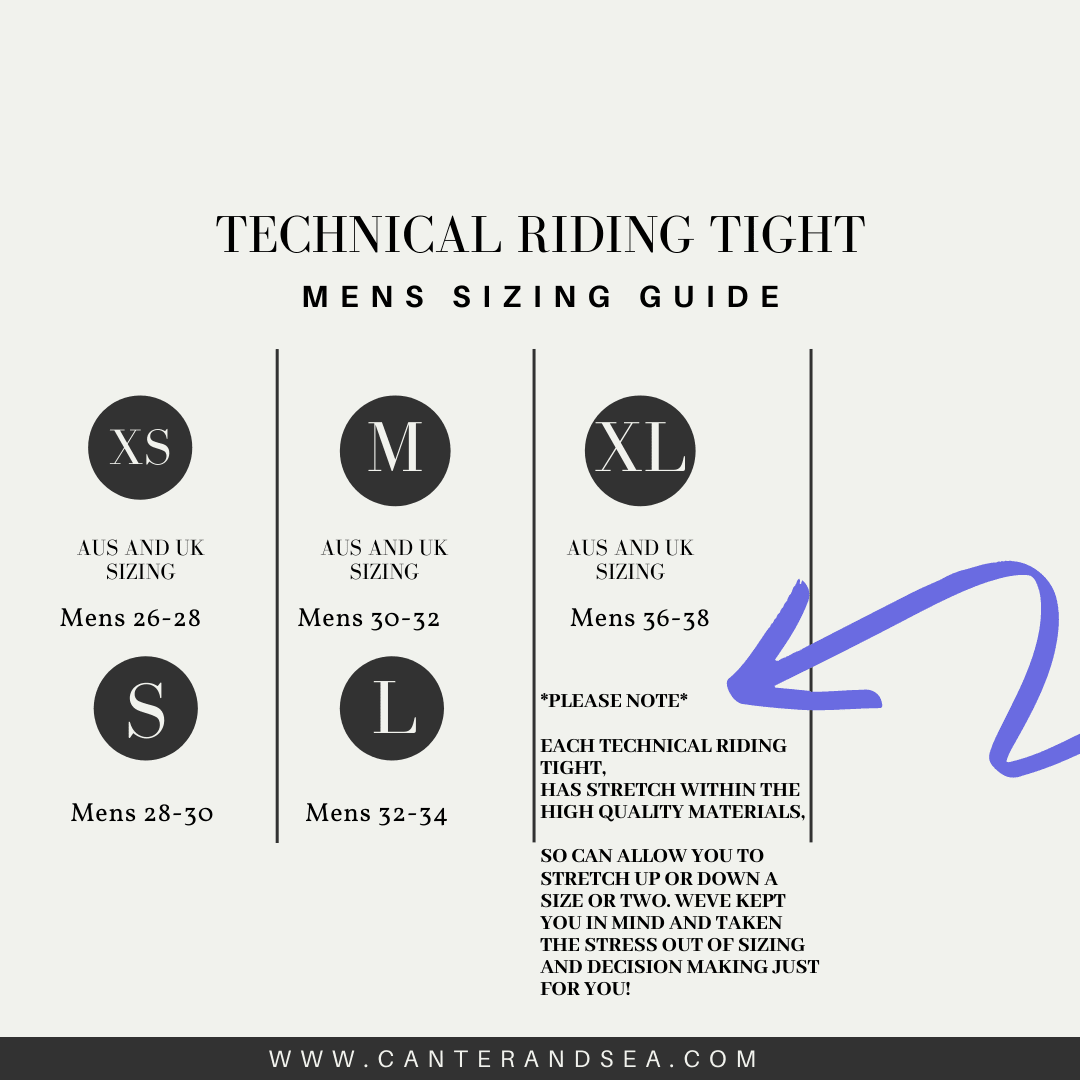 Canter & Sea Technical Riding Tights - Aitken's Saddlery