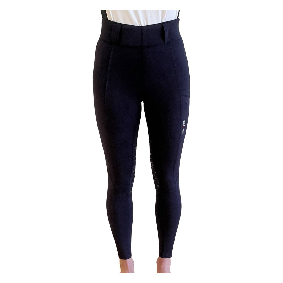 Cavalier Ladies Tights Navy - Aitken's Saddlery