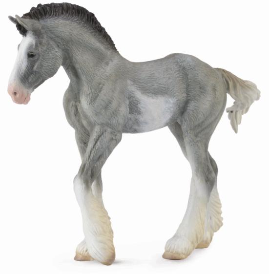 Collecta Clydesdale Foal Blue Roan - Aitken's Saddlery