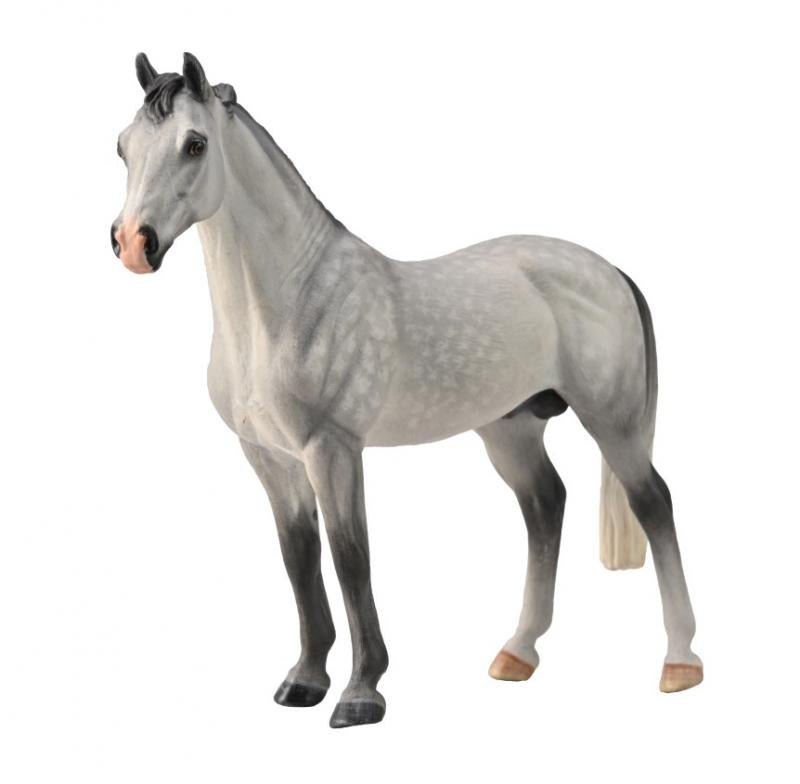 Collecta Hannovrian Stallion Dappled Grey - Aitken's Saddlery