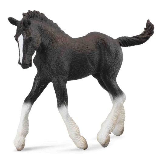Collecta Shire Horse Foal Black - Aitken's Saddlery