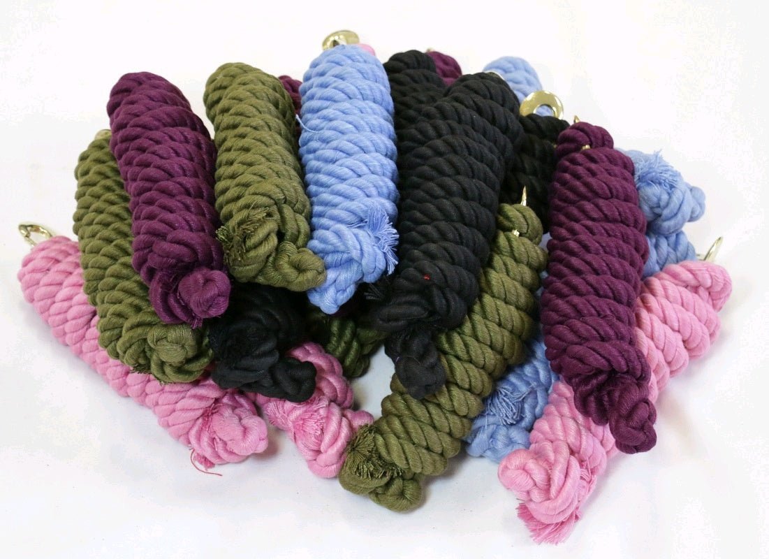Cotton Lead with Brass Snap - Aitken's Saddlery