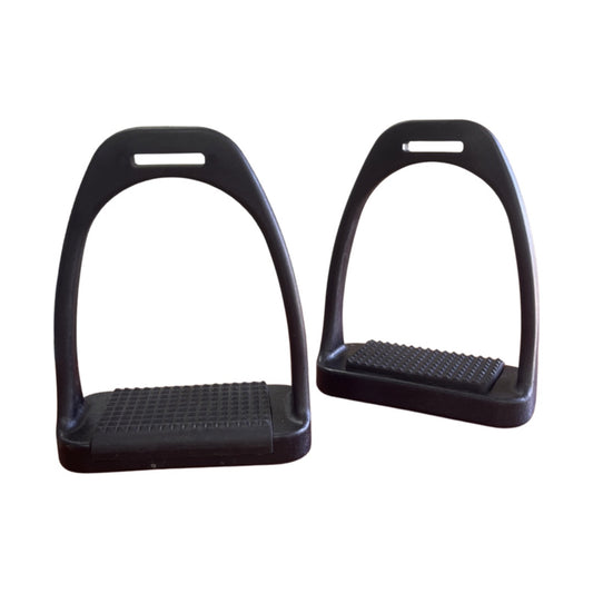 Status E2 Poly Stock Stirrup Iron Black
