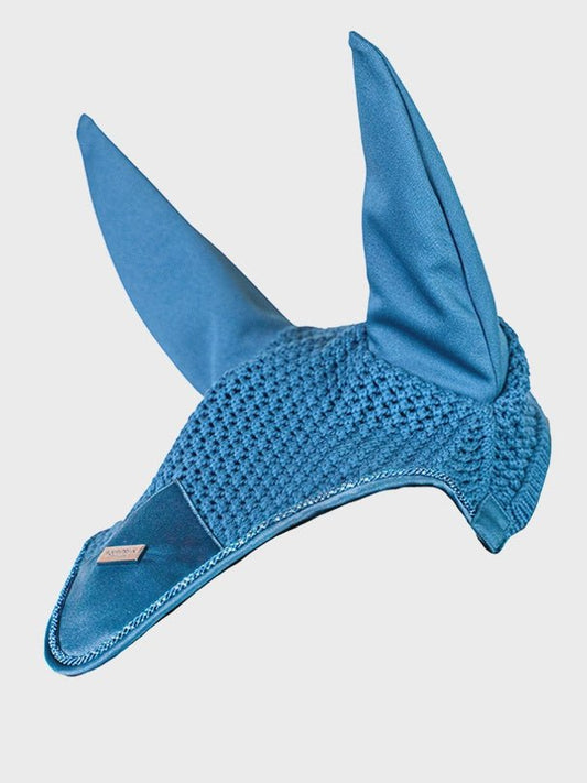 Equestrian Stockholm Ear Bonnet Amalfi Coast Blue - Aitken's Saddlery