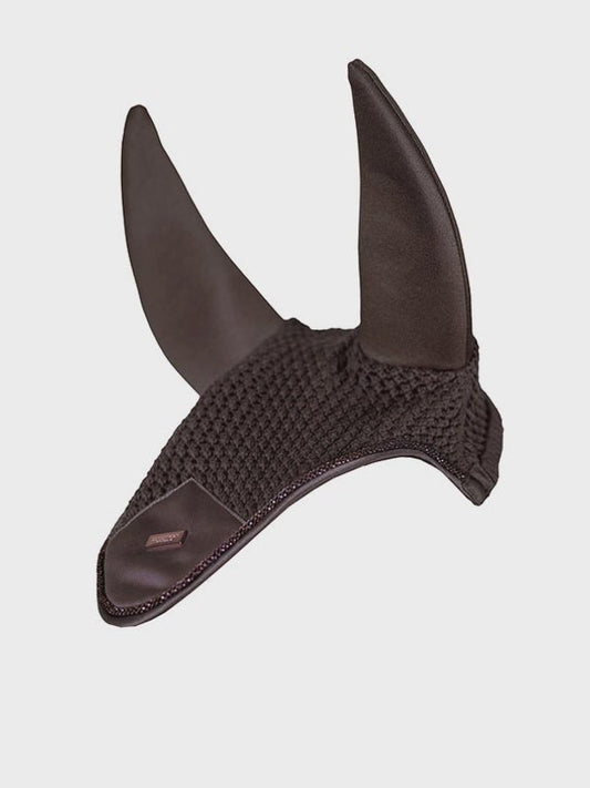Equestrian Stockholm Padded Ear Bonnet Moonless Night - Aitken's Saddlery