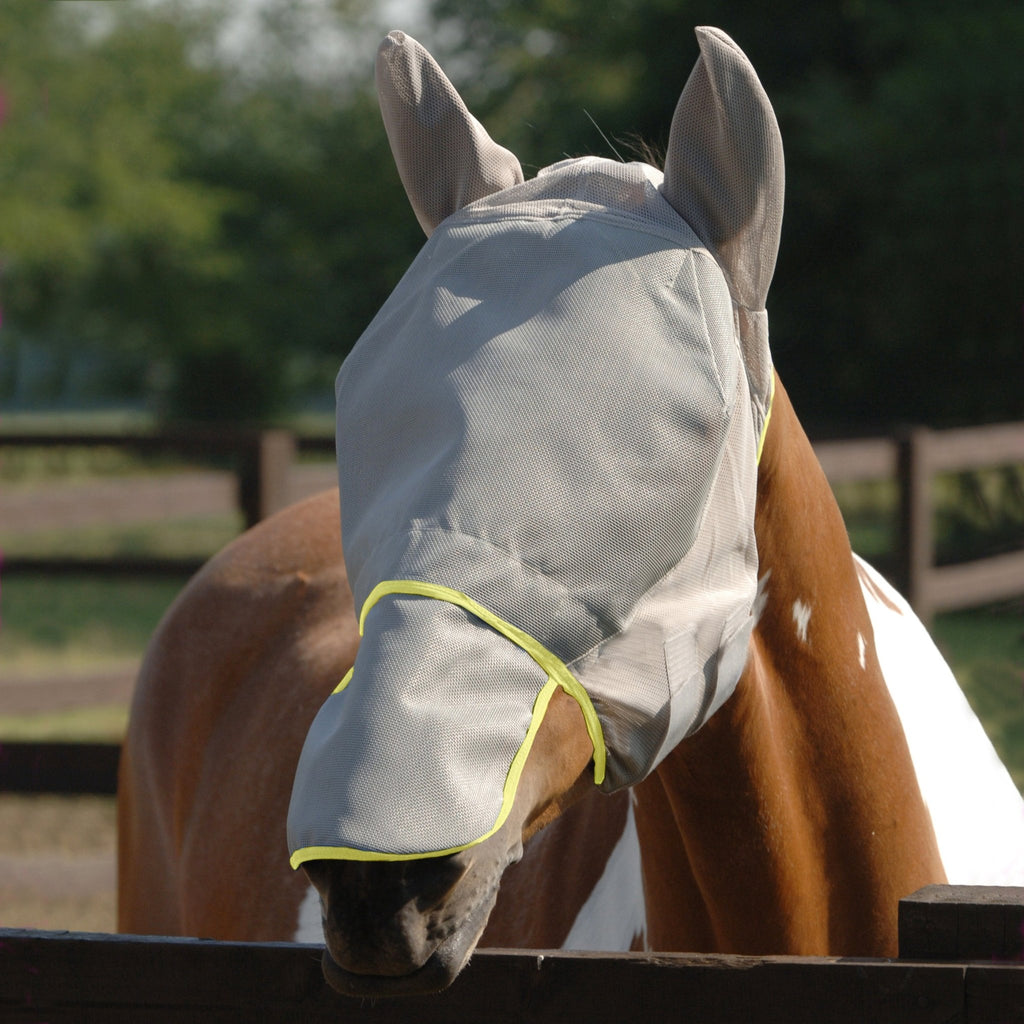 Equilibrium Fly Mask Max Grey - Aitken's Saddlery
