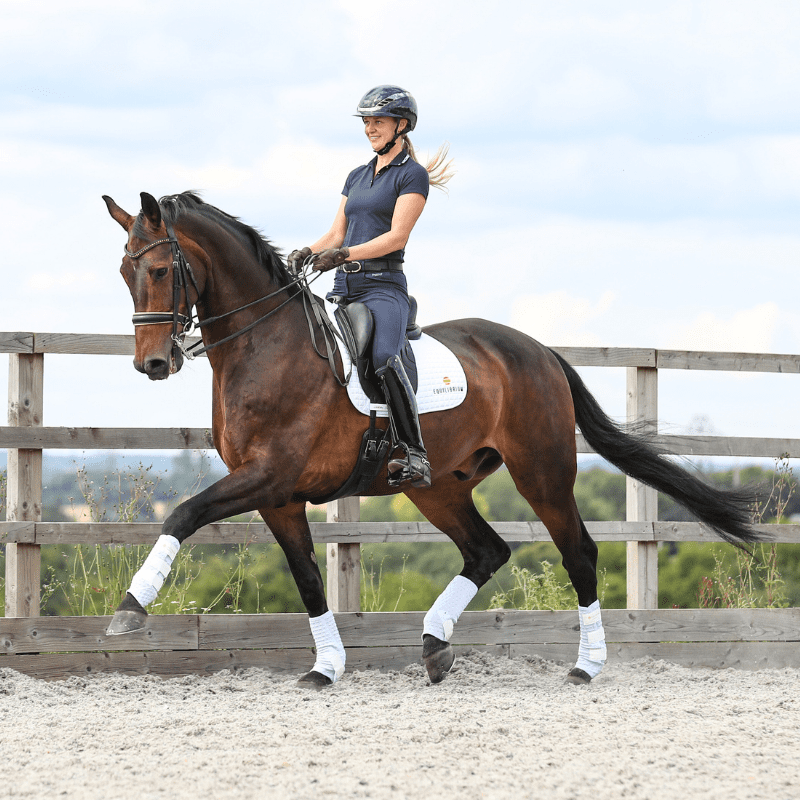 Equilibrium Stretch & Flex New Training Boots White - Aitken's Saddlery