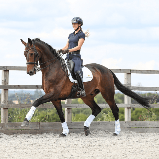 Equilibrium Stretch & Flex New Training Boots White - Aitken's Saddlery