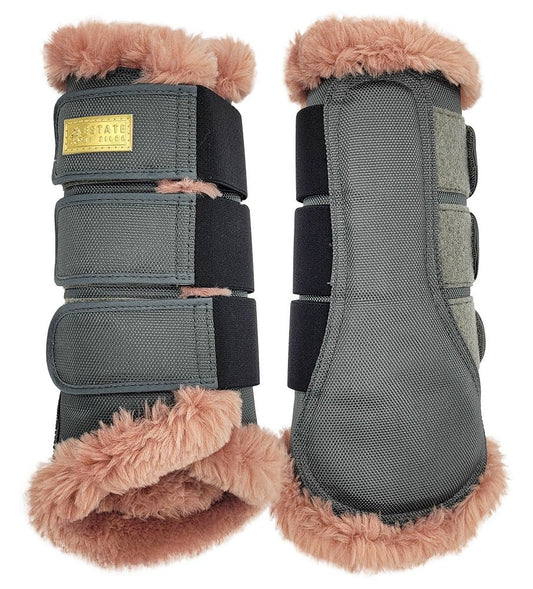 Estate Fleece Lined Boots Grey & Dusk - Aitken's Saddlery