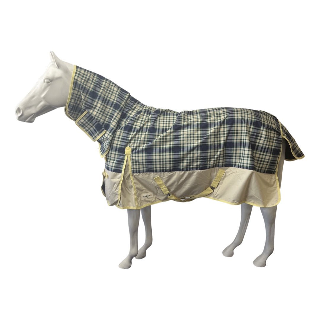 Eureka Bounty Huntar Synthetic Summer Combo Blue Plaid - Aitken's Saddlery