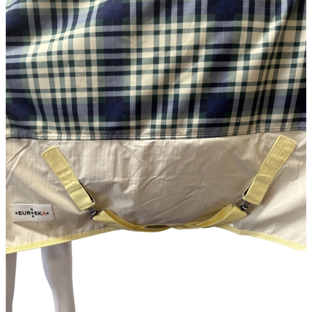 Eureka Bounty Huntar Synthetic Summer Combo Blue Plaid - Aitken's Saddlery