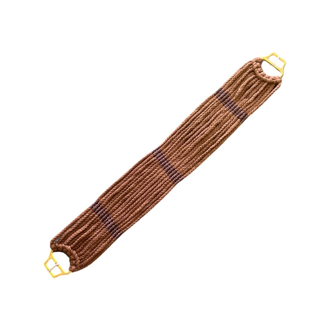 Eureka Cord Stock Girth Brown - Aitken's Saddlery