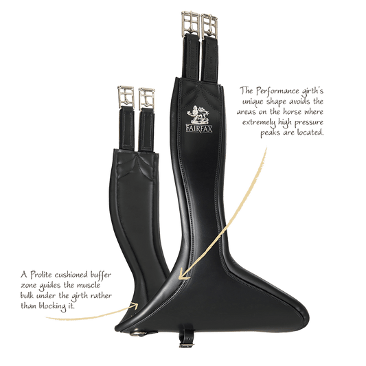 Fairfax Long Stud Girth - Aitken's Saddlery