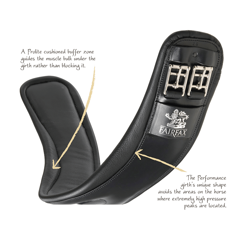 Fairfax Standard Gauge Performance Girth - Aitken's Saddlery