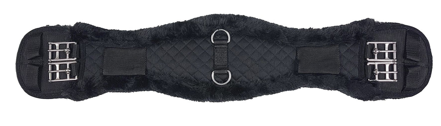 Fleece Lonsdale Girth Black with Black - Aitken's Saddlery
