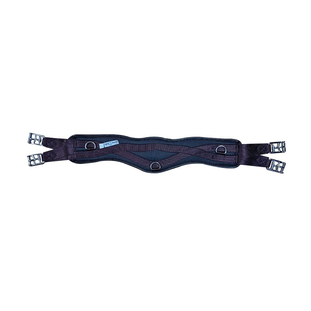 Harry Dabbs Curved Waffle Girth Non Elastic Brown - Aitken's Saddlery