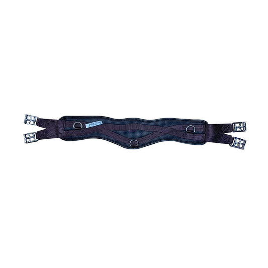 Harry Dabbs Curved Waffle Girth Non Elastic Brown - Aitken's Saddlery
