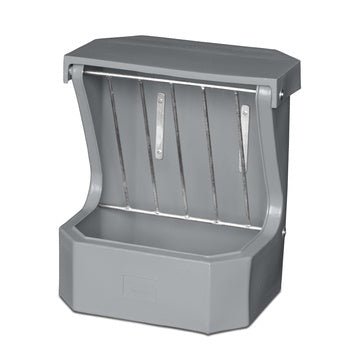 Hay Rack & Feeder with Lid Grey - Aitken's Saddlery