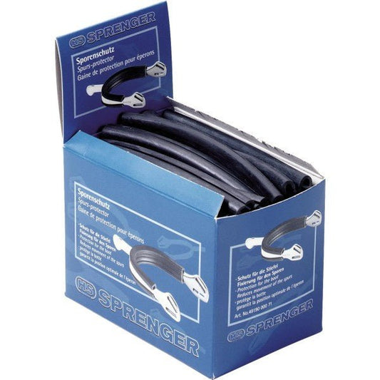 Herman Sprenger Spur Protectors Black sold in Pairs - Aitken's Saddlery