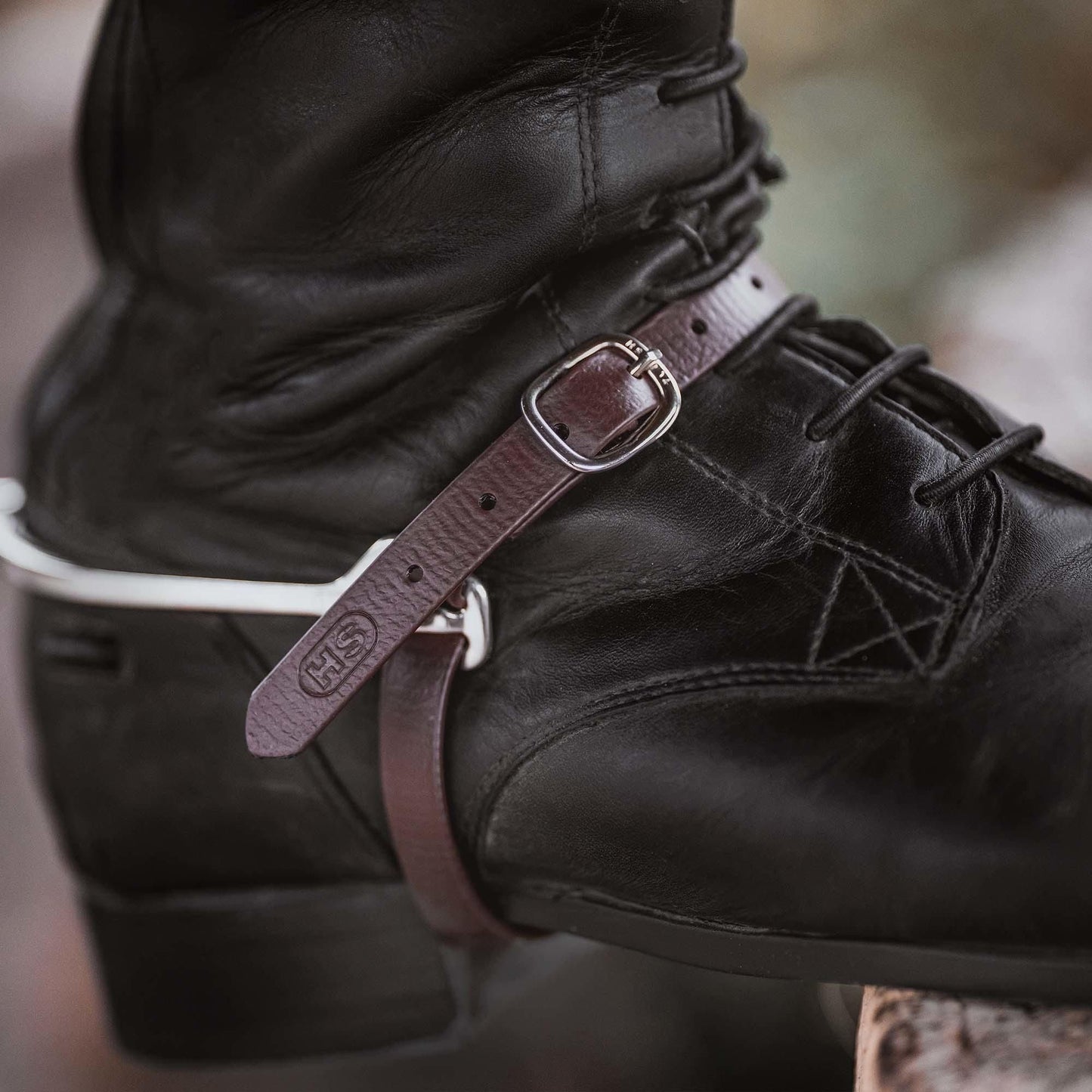 Herman Sprenger Spur Straps Biothane Brown - Aitken's Saddlery